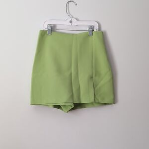 Zara Lime Green Women's Skort